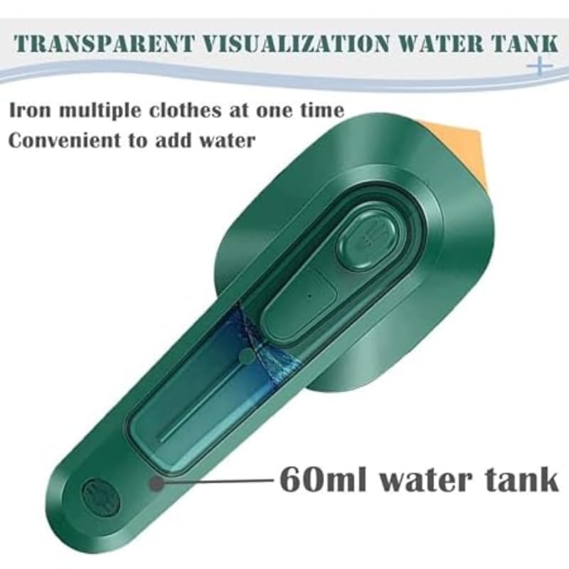 Micro Portable Steam Iron | Mini Ironing Machine for Clothes | Supports Dry and Wet Ironing | Garment Steamer for Home & Travel - Perfect for Gifting GenzVybs